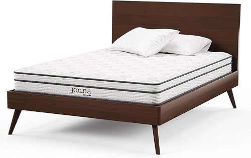 Miniatura 177 de Modway Jenna - Colchón King de muelles interiores (8 pulgadas), Tela, Blanco