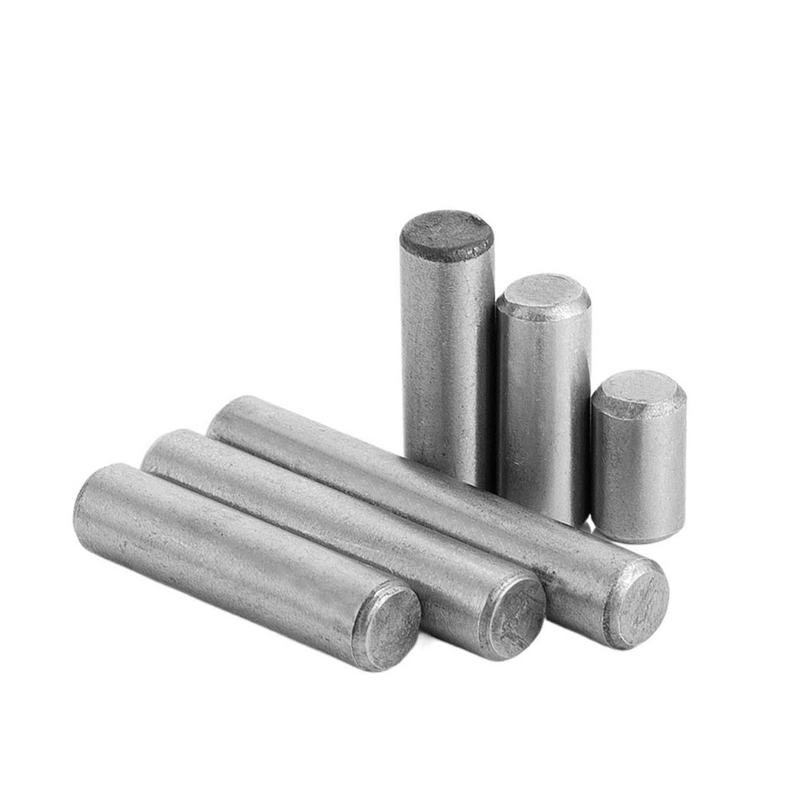 Lot De 10 Goupilles Cylindriques En Acier Inoxydable 304 - M5 Ou M6, Longueurs 6 à 25mm | Pour Positionnement, Assemblage, Bricolage
