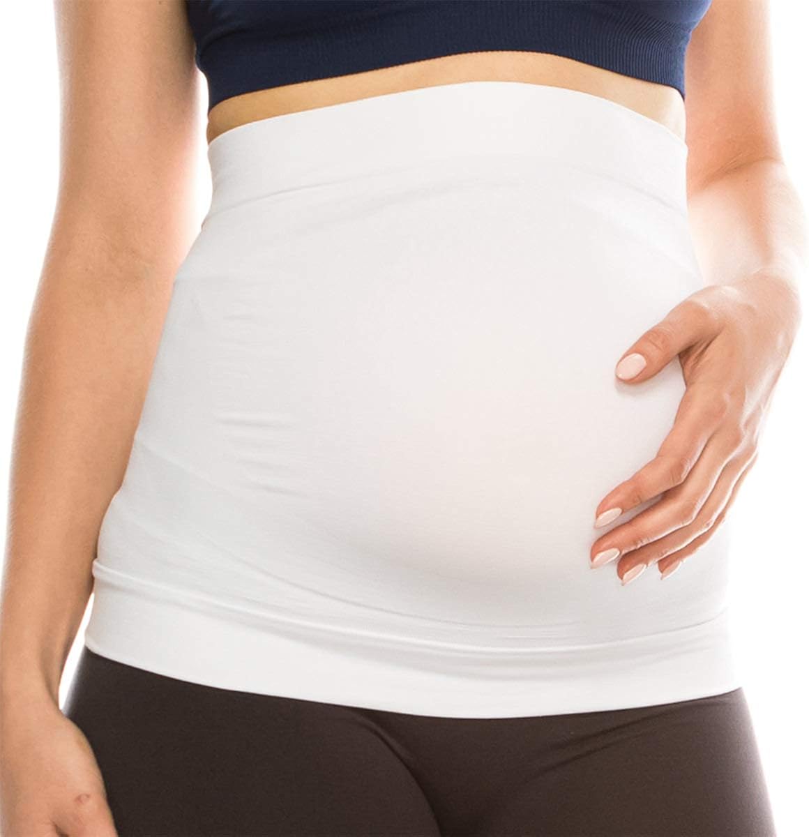 Kurve Stretchy Belly Band for All Stages of Pregnancy at  Women’s Clothing store