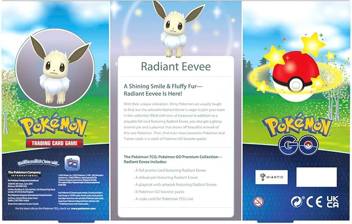 Amazon Co Jp ポケモンカード 英語版 ポケモンgo プレミアムコレクション かがやくイーブイ ホビー