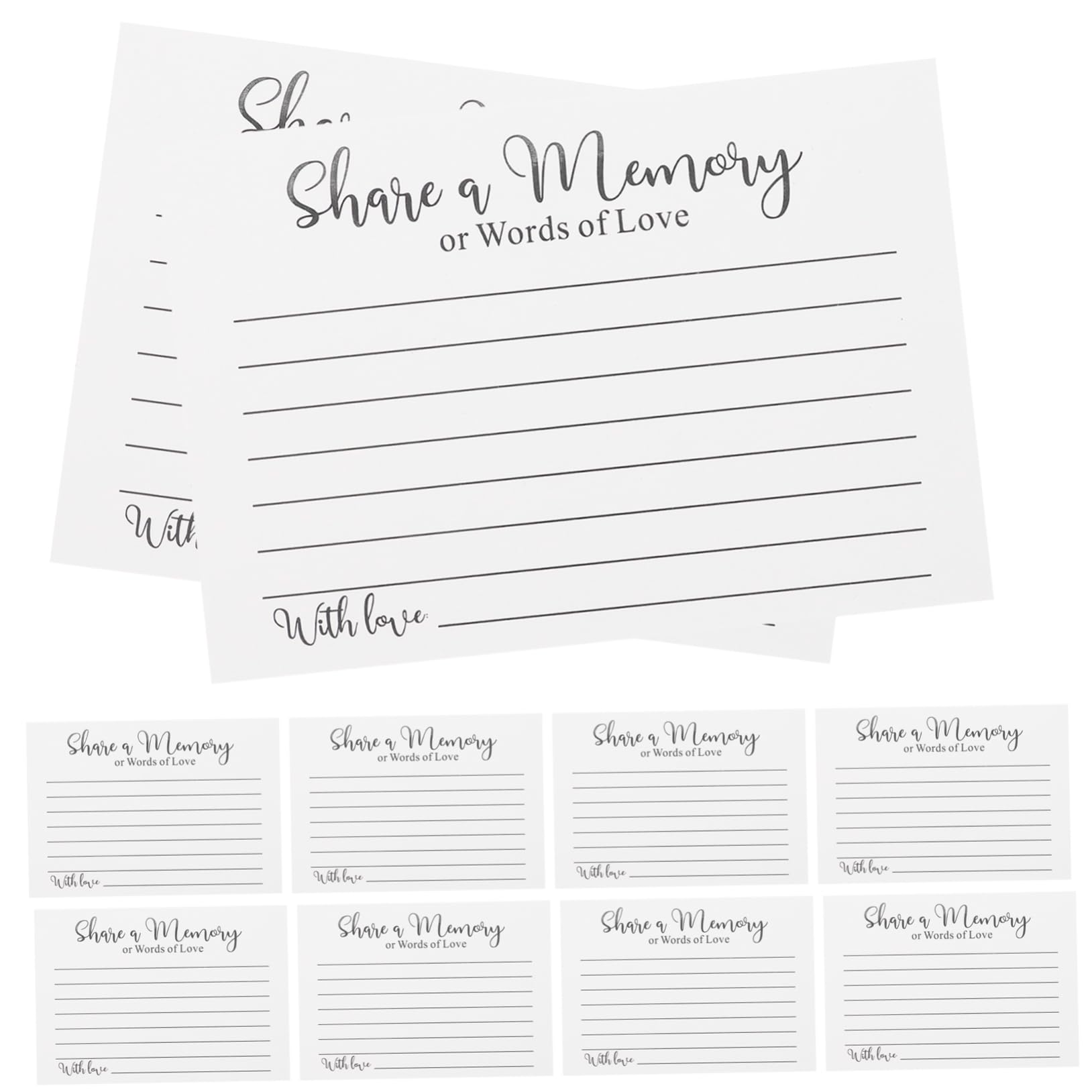 Tofficu 4 Set Biglietto D'auguri Favore Carte Vuote Congratulazioni Biglietti Natale Biglietti Natalizi Carta Di Invito Al Festival Biglietti Di Ringraziamento Di Compleanno 50 Pezzi * 4