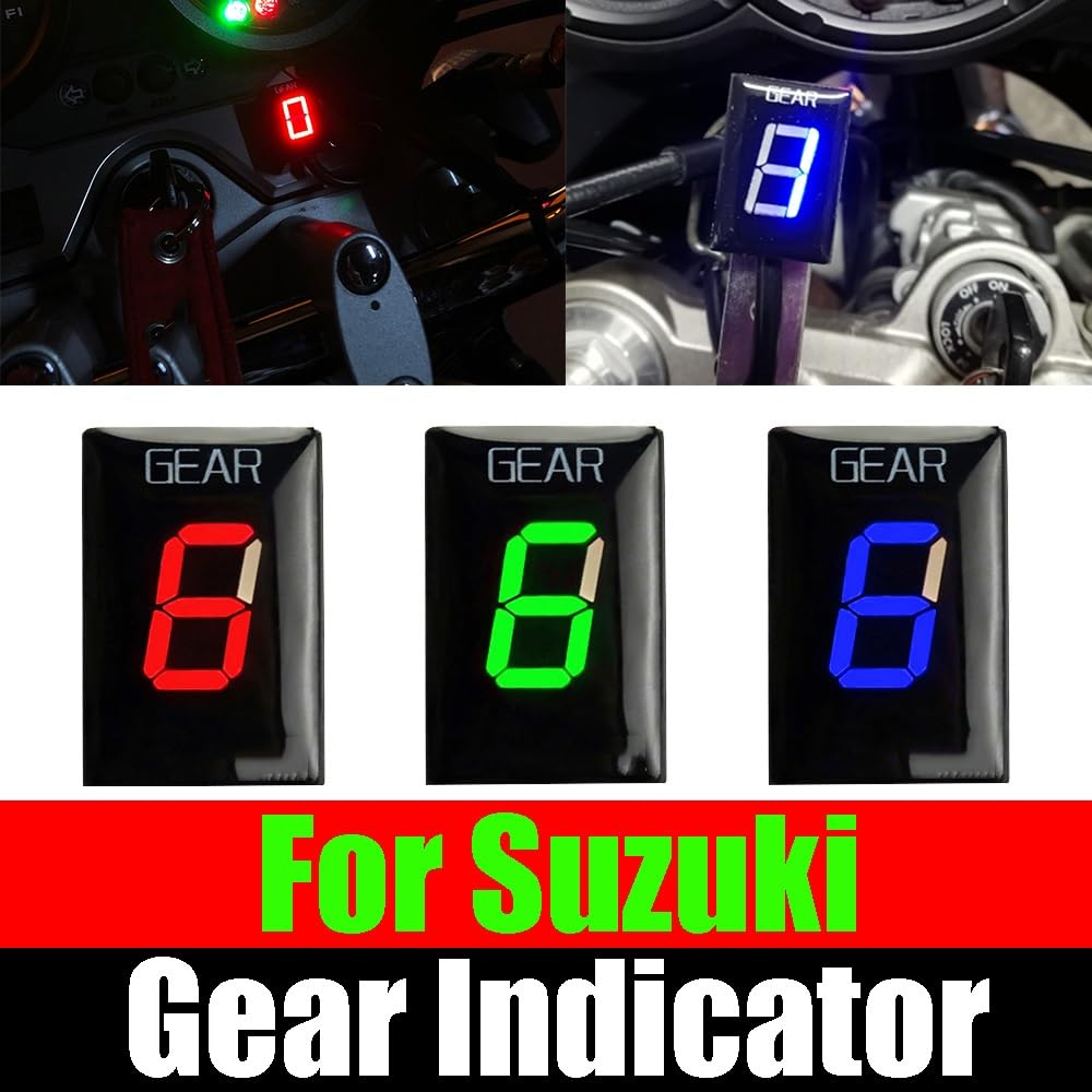 デジタルメーター表示 オートバイギアインジケータースズキ GSR750 GSR
