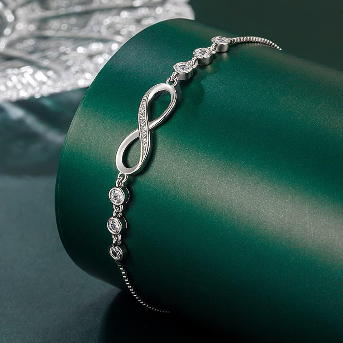 To My Beautiful Granddaughter Bracelet with Meaningful Card, Granddaughter Gifts from Grandma & Grandpa, Sentimental Gifts for Valentines Day, Birthday, Graduation, Christmas - Image 3