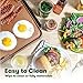 BELLA XL Electric Ceramic Titanium Griddle, Make 15 Eggs At Once, Healthy-Eco Non-stick Coating, Hassle-Free Clean Up, Large Submersible Cooking Surface, 12