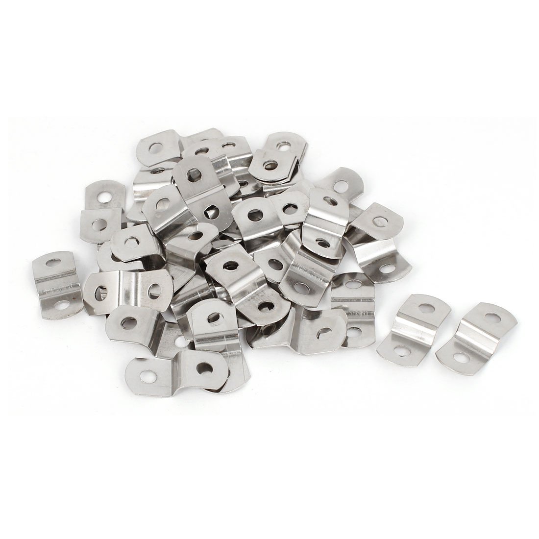 Uxcell Metal Z Shape Picture Frame Brackets, 30mm x 13mm x 7mm, 50 PCS, Silver Tone