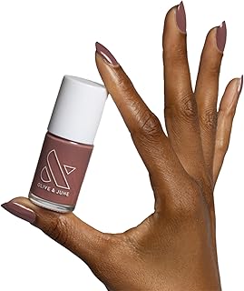 Olive & June Long Lasting Nail Polish | Plump Gel-Like Finish No Lamp Needed | Lasts up to 10 days | Salon-Quality Color at Home | 15-Free Vegan Cruelty-Free Chip-Resistant Shine |Shacket Rose Neutral