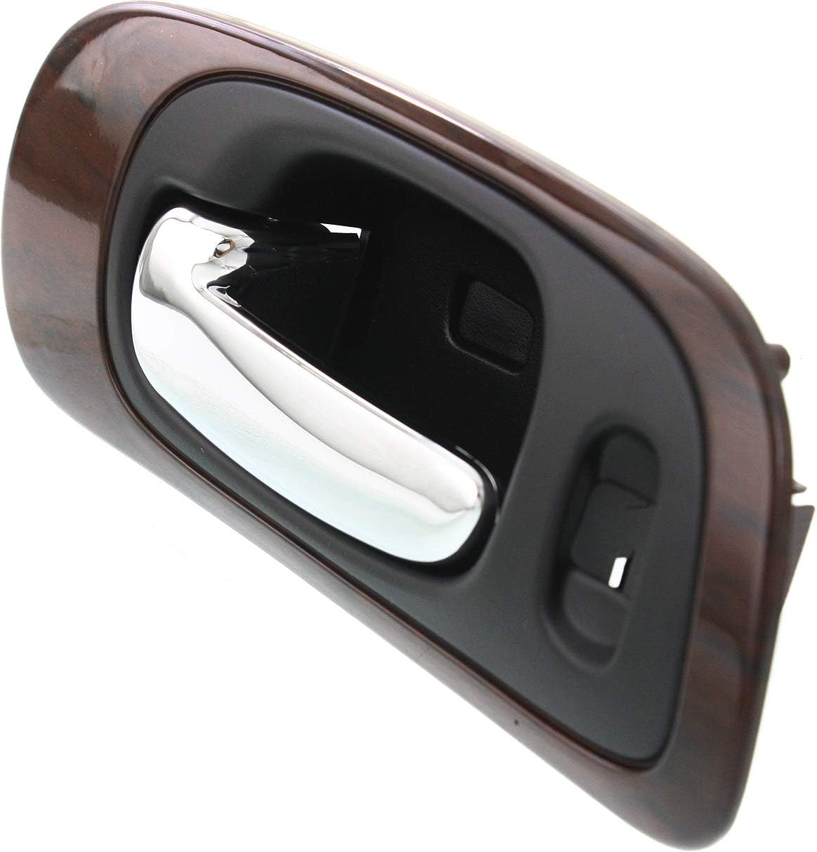 Garage-Pro Interior Door Handle Compatible with 1999-2004 Chrysler 300M, 1998-2004 Concorde & 1999-2001 LHS Sedan Front, Driver Side Black Bezel with Chrome Lever