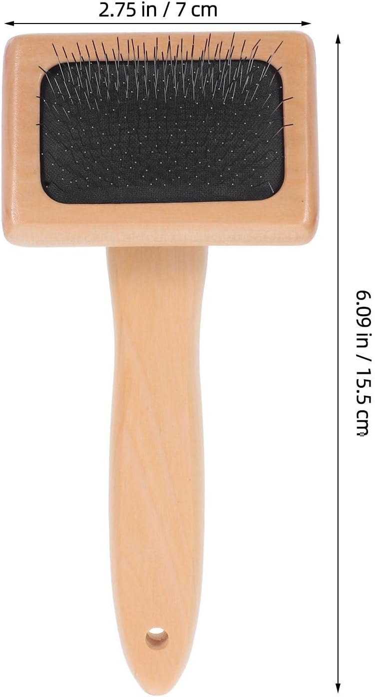 2pcs Wool Carders with Wood Handle for Needle Felting Crafts