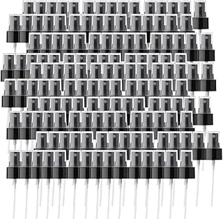 Stone Soap 1100 Sprayers for 8 oz Plastic Amber Bottles for Essential Oils or Cleaning Products, Small Empty Sprayers, Set of 1,100