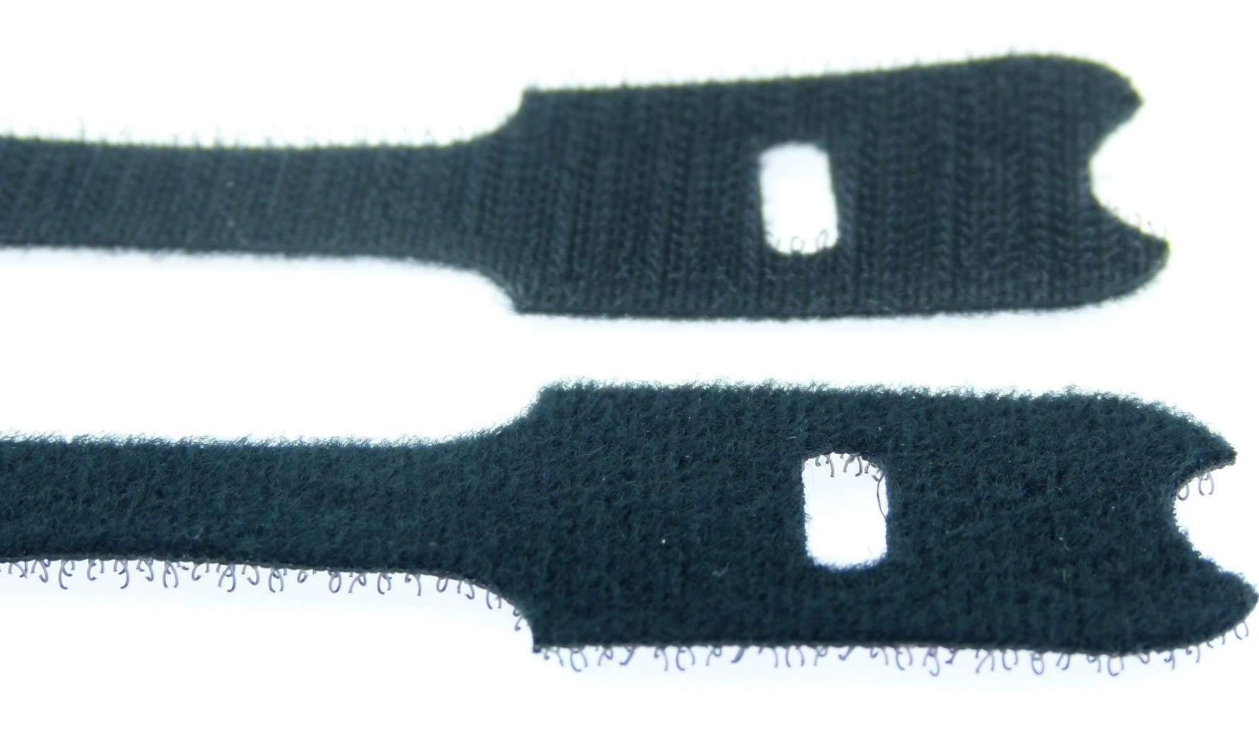1.000 x Klettkabelbinder 300 x 28 mm schwarz Klett Kabelbinder Kabel Klettband - Wiederverschliessbar/Wiederverwendbar (1000, 300 x 28 mm Schwarz)