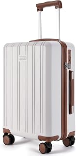 20 inch Carry On Luggage Airline Approved Large Suitcase with Spinner Wheels PC Hardshell TSA Lock