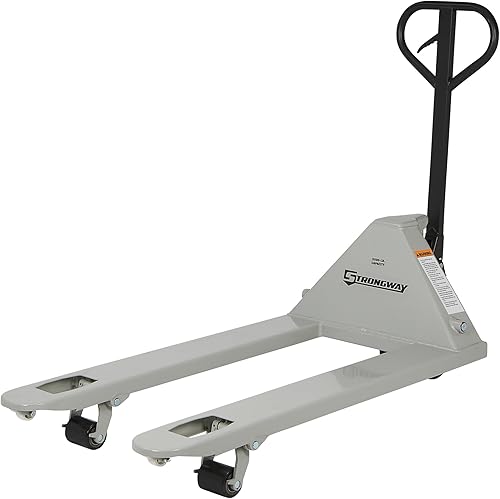 Miniatura 7 de Strongway Pallet Jack Horquilla Transpaleta - 63.5 pulgadas de largo x 27 pulgadas de ancho (capacidad de 5500 libras)
