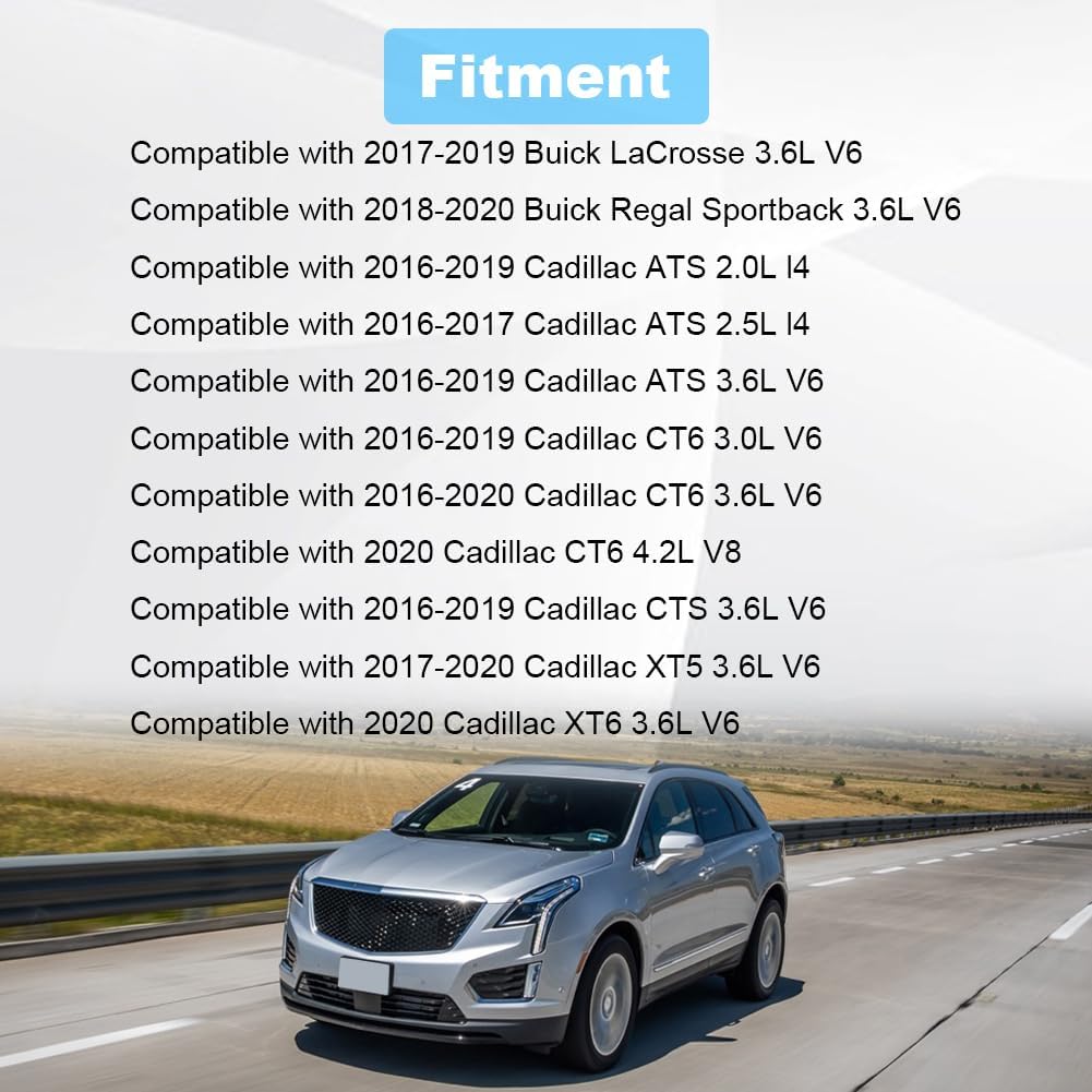 JDMON Ignition Coils Pack with Spark Plug Compatible with GMC Acadia Chevy Camaro Colorado Buick LaCrosse Cadillac ATS CT6 CTS XT5 3.6L UF830 91768 12666339