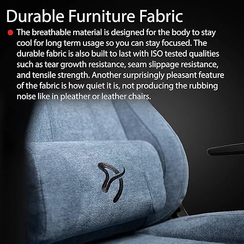 Miniatura 8 de Arozzi Vernazza - Silla de juegos de tela suave, color azul (VERNAZZA-SFB-BL)