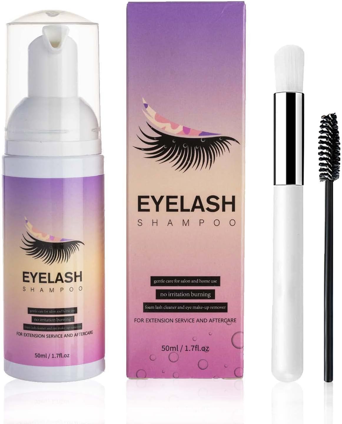 Lash Shampoo for Lash Extensions,Eyelash Extension Cleanser,Lash