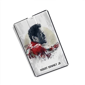 100yellow Credit Card Shape USB Flash Drive, Iron Fist Printed Memory Stick 32 GB Pendrive 1782-Pd