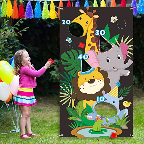 Image of Wild Animals Toss Game Banner