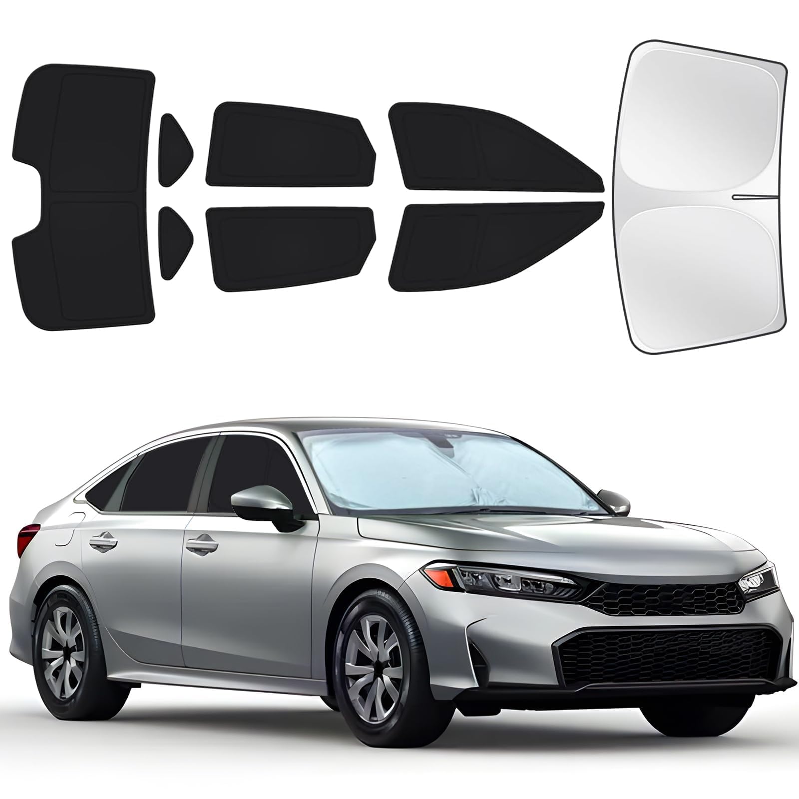 for Honda Civic 2022-2025 Car Window Shades(NOT for Hatchback), 8Pcs