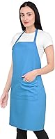 Vista 23 de Kitchen Apron Cotton Waterdrop Resistant with adjustable Aprons for Women with Pockets 9 Color option Cooking