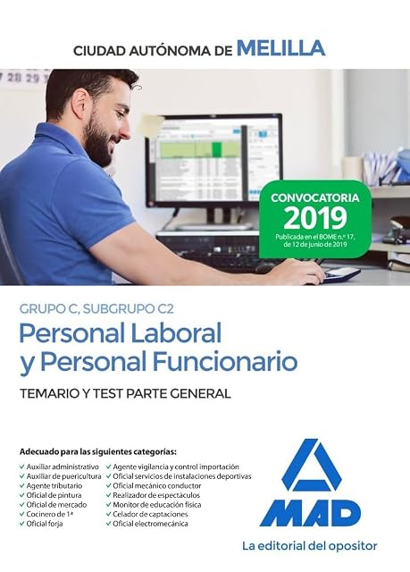 Portada de Personal Laboral y Personal Funcionario de la Ciudad de Melilla