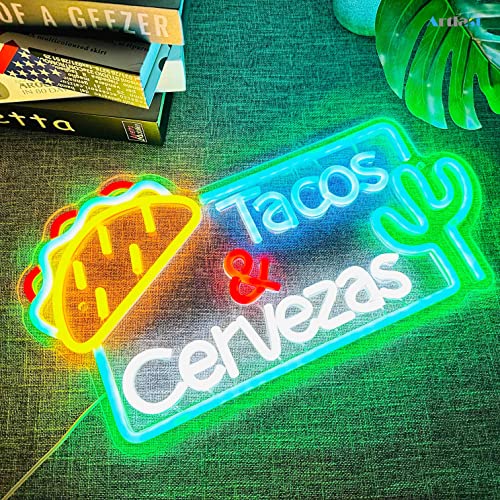 Letrero de neón Tacos & Cervezas - 36% de descuento - Image 6