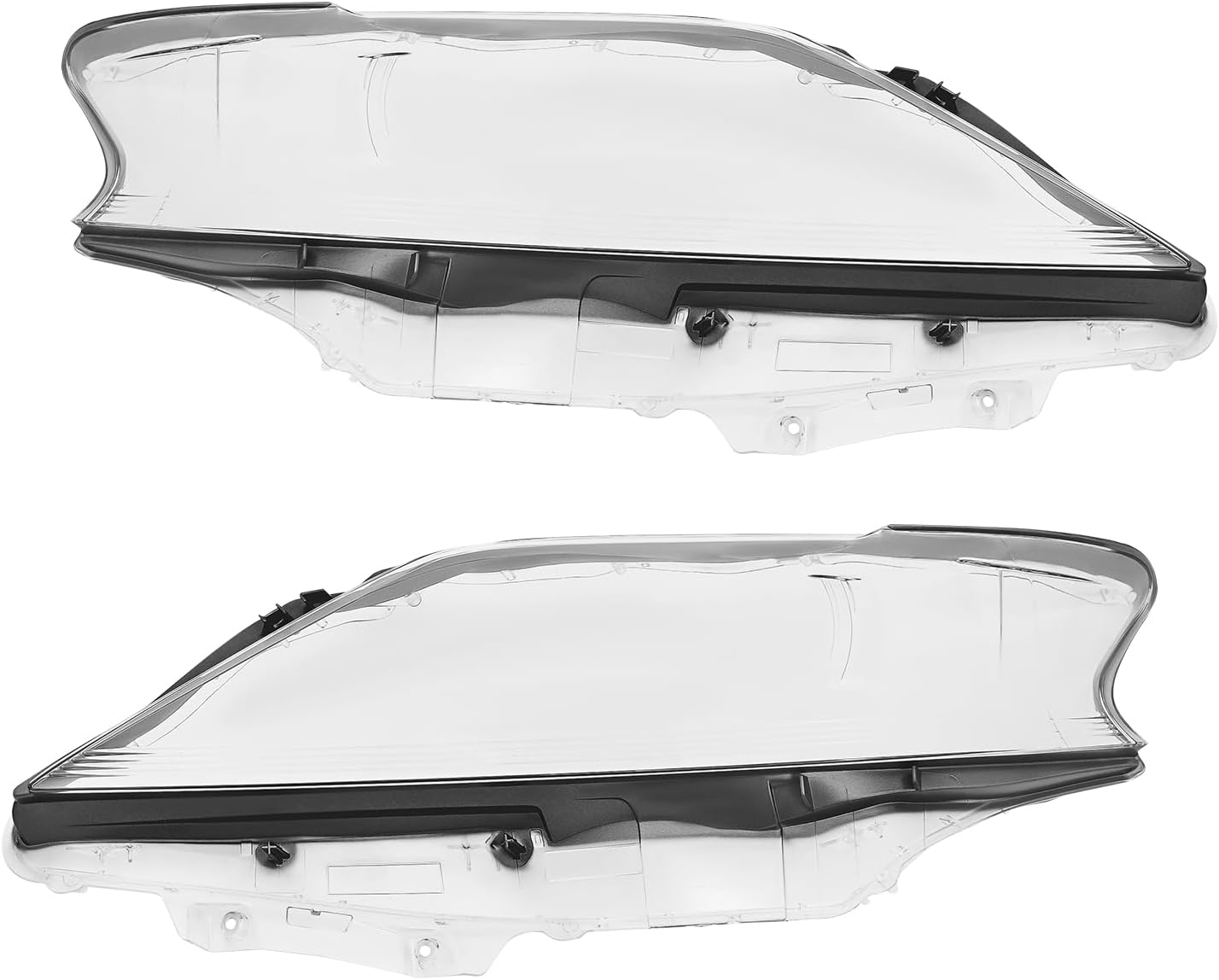 Left+Right Side Headlamp Lens Cover Compatible with Lexus RX350 RX450h 2012-2015 Headlight Lens Cover Direct Replacement