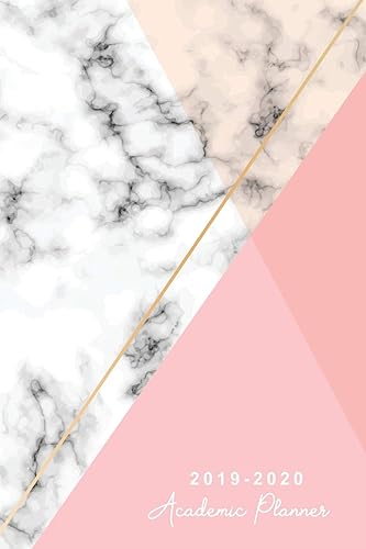 2019-2020 Academic Planner: Marble White Cover | 12 Month Agenda Calendars with Holidays | Daily Weekly Monthly Planner July 2019-June 2020 | Academic ... 12 Months Calendar July 2019 to June 2020)