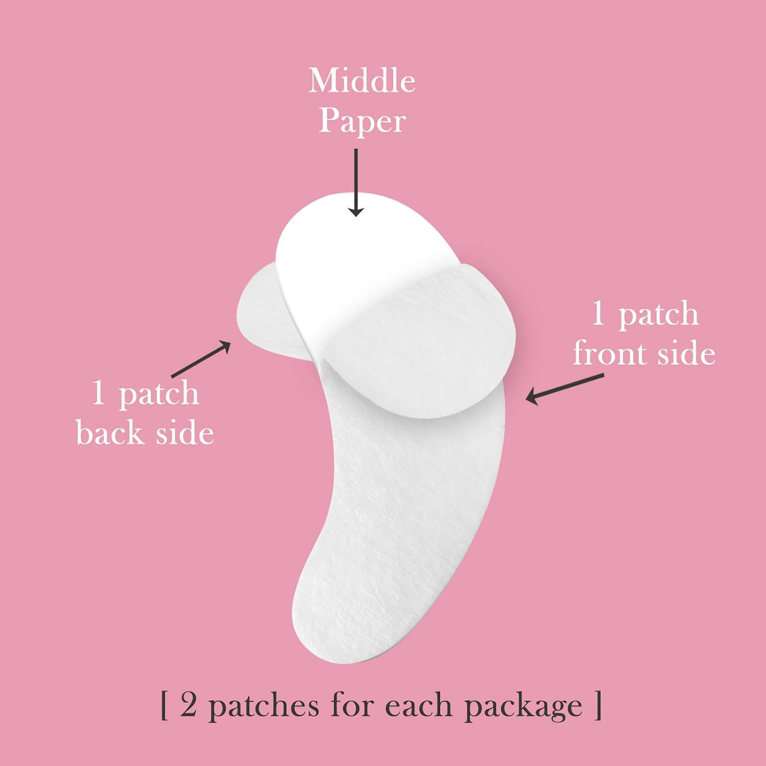 GreenLife® 100 works Eyelash Lash Extension Under Eye Patches Under Eye Gel Collagen Eye Pads Lint Patches - Image 5