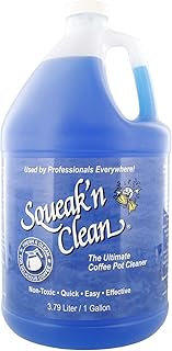 Concentrated Coffee Pot Cleaner/Food and Beverage Stain Remover - Over 20 Uses Per Bottle - Made in the USA, 1 Gallon