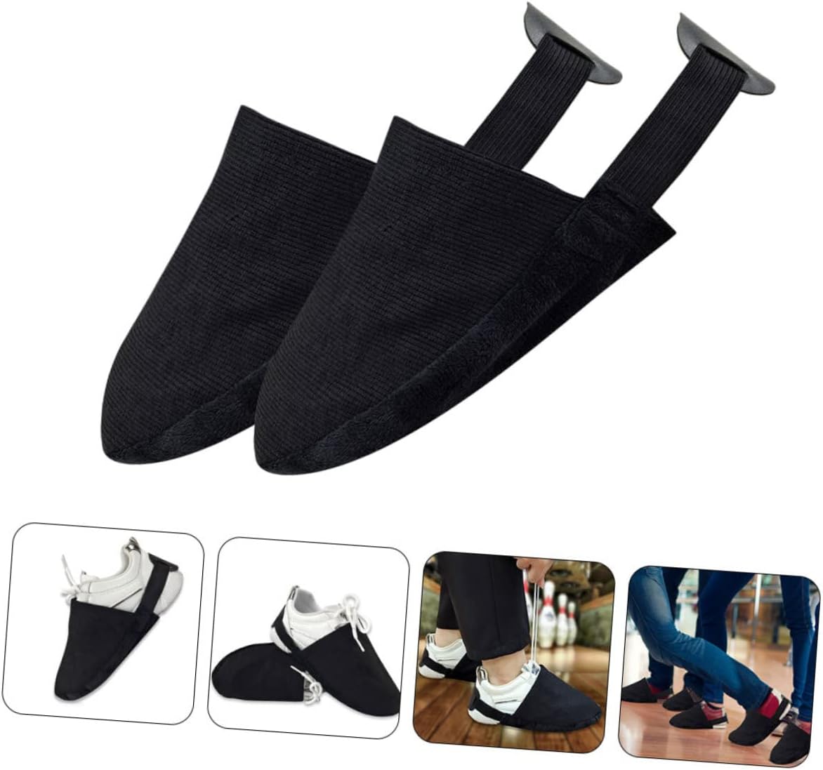 Kisangel 2 Pairs Bowling Shoe Covers Bowling Sneaker Cover Bowling Accessories Bowling Shoes Sleeves Bowling