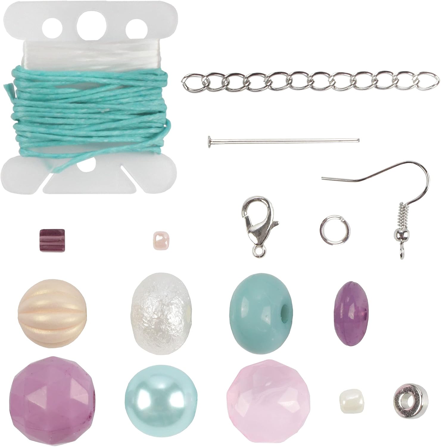BambooMN JubileeYarn Bead Kit - Assortment 203, Pastelle Daydream - 600pcs