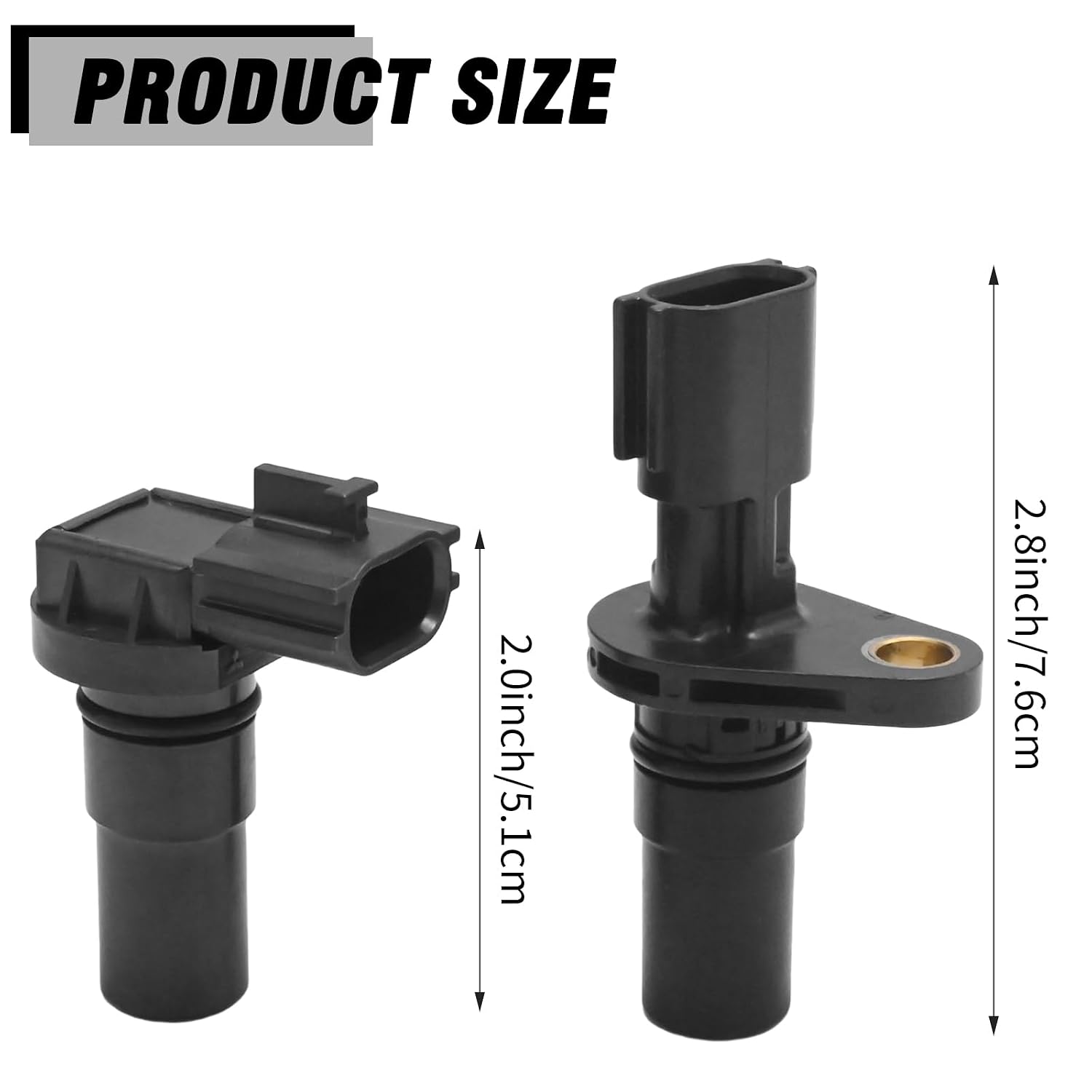 2 PCS 31935-8E007 Transmission Speed Sensor Set, Replacement for Nissan Altima 2.5L 2007-2014, Replacement for Nissan Sentra 1.8L/2.0L/2.5L 2007-2014