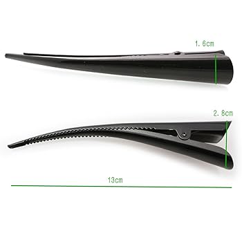 Amazon.co.jp: ヘアクリップ シンプルコンコルド H20- (シルバー