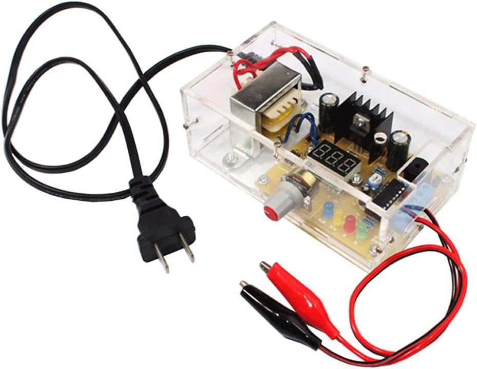 CNIKESIN DIY Kit LM317 Adjustable Regulated Voltage 220V to 1.25V-12.5V Step-down Power Supply Module PCB Board Electronic kits