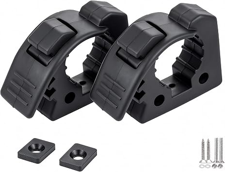 SINOKING Rubber Shovel Mount, Tool Clamp for 1-1/8" to 1-1/2" objects, Mount Kit Car Accessories for Offroad 4X4 parts