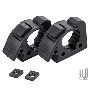 SINOKING Rubber Shovel Mount Tool Clamp for 1-1 8 to 1-1 2 objects Mount Kit Car Accessories for