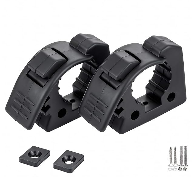 SINOKING Rubber Shovel Mount Tool Clamp for 1-1 8 to 1-1 2 objects Mount Kit Car Accessories for