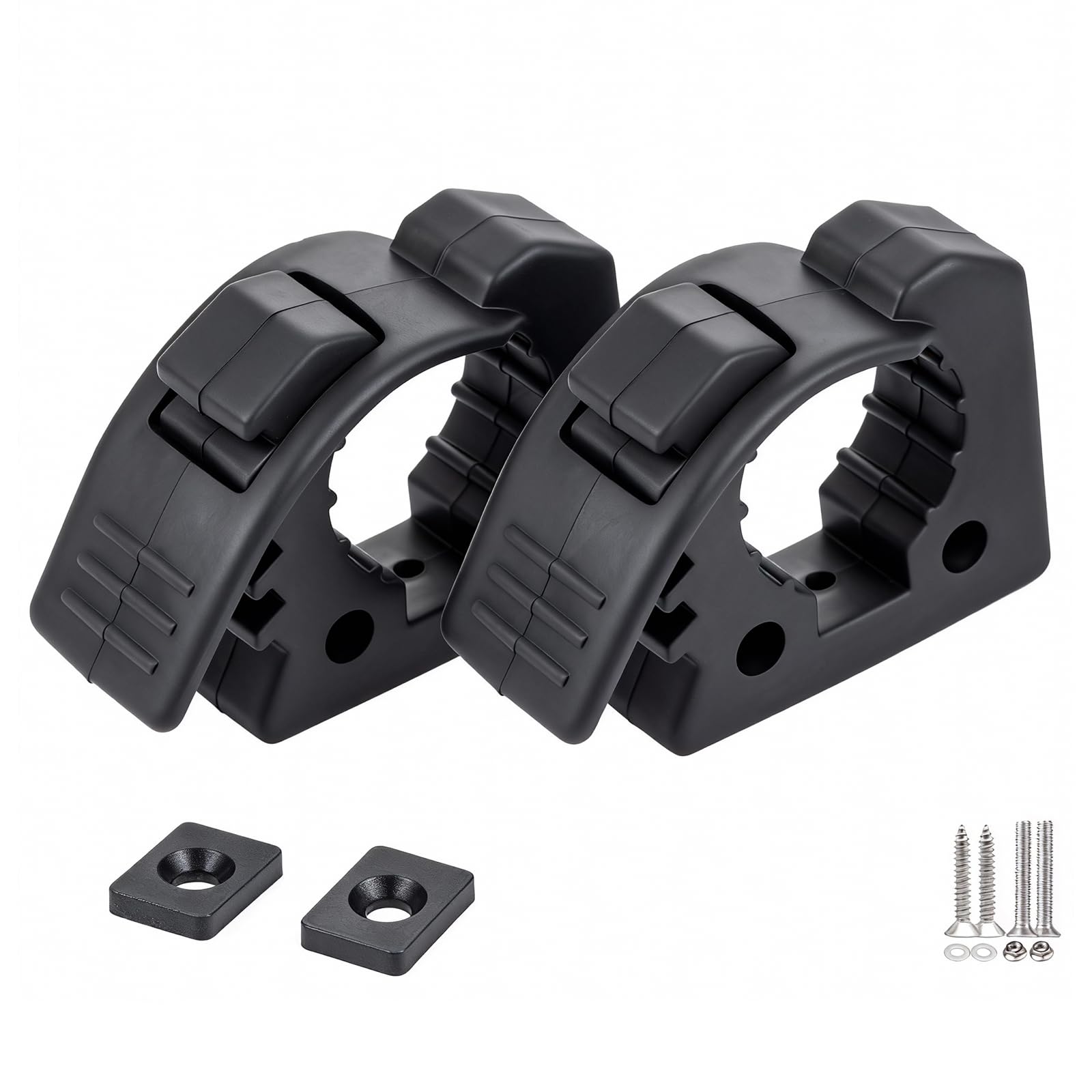 SINOKING Rubber Shovel Mount Tool Clamp for 1-1 8 to 1-1 2 objects Mount Kit Car Accessories for