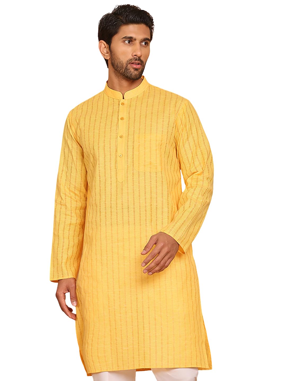 jompers Men's Cotton Striped Kurta-picture-55