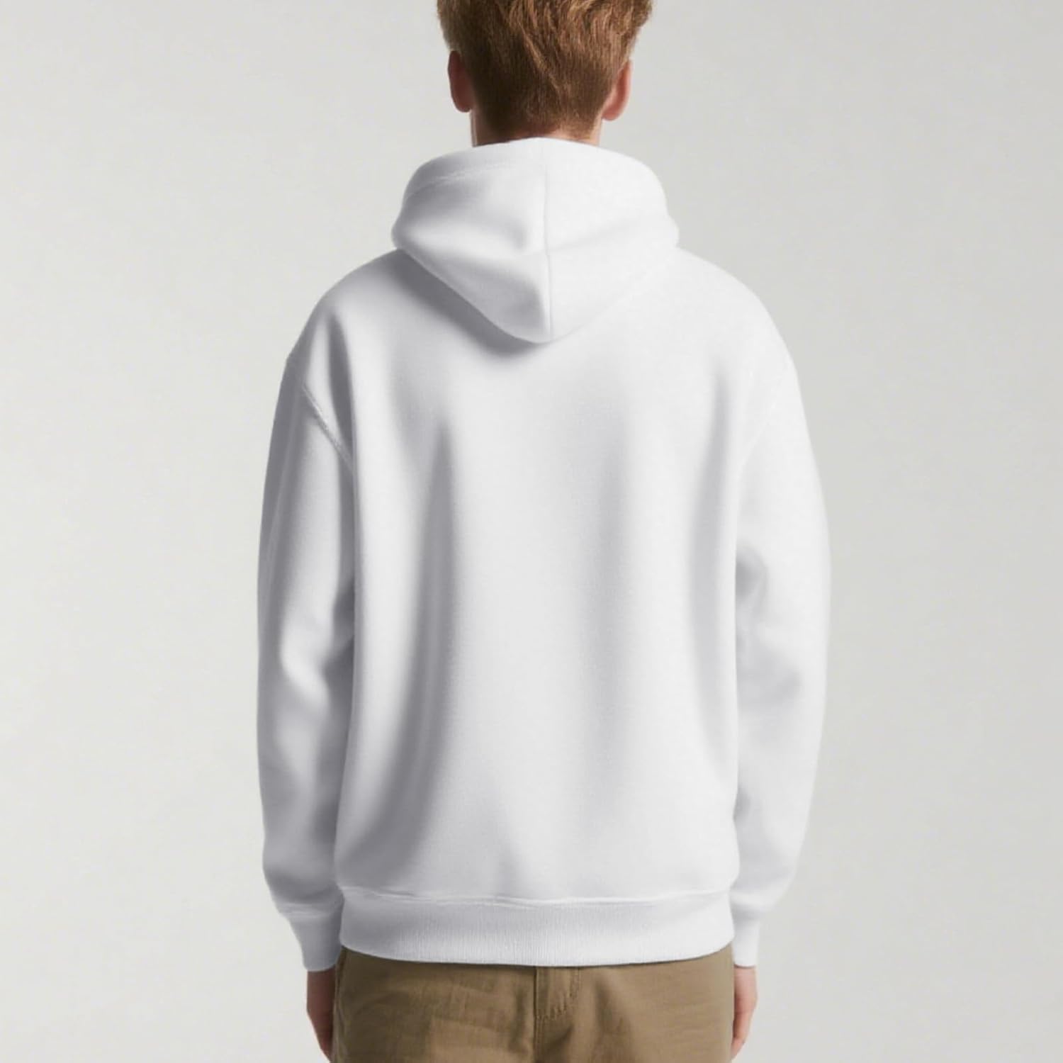 4 Pack sublimation hoodies White Sweatshirt Men's 100% Polyester Hoodie for Sublimation Custom Printing - Image 2