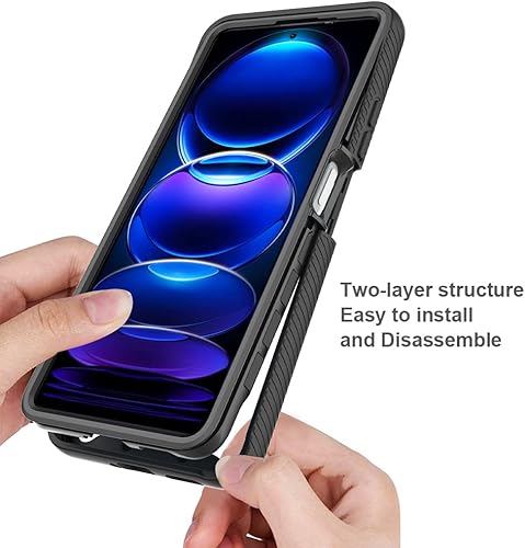 Miniatura 3 de Funda para Xiaomi Redmi Note 12 5G, funda protectora anticaída y absorción de golpes para Xiaomi Poco X5 5G 22111317PG 22111317PI 22111317PI