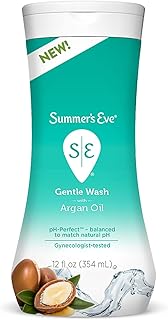 Summer's Eve Gentle Wash with Argan Oil, Sandalwood, 12 Fl Oz