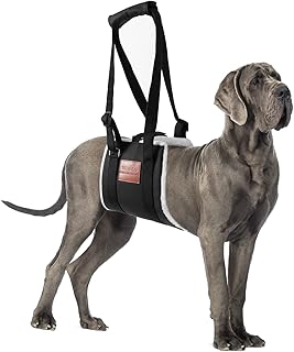 Dog Sling for Back Legs, Dog Lift Harness, Magic Tape Dog Sling for Large