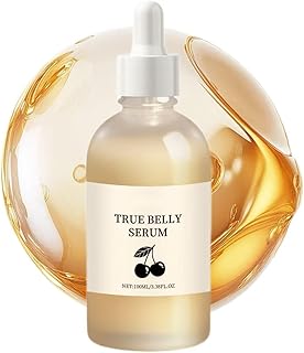 Belly Serum – Hydrating & Nourishing Body Oil | Lightweight Firming Serum for Skin Elasticity, Smooth & Radiant Belly, Hip...