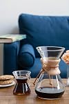 CHEMEX CFCM-8A Classique Series, Cafetière en verre, 8-Cup - Emballage exclusif, transparent