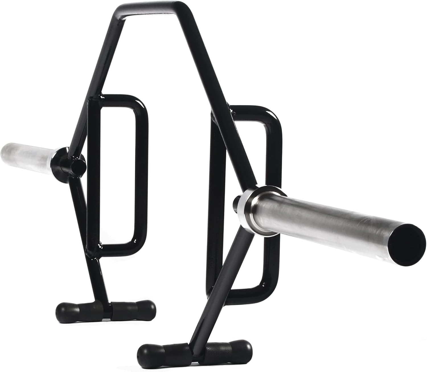 fitvids olympic 2-inch hex weight lifting trap bar with long and rotating sleeves, 500-pound capacity, open style