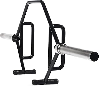 Fitvids Olympic 2-Inch Hex Weight Lifting Trap Bar with Long and Rotating Sleeves, 500-Pound Capacity, Open ​or Close Design, Alloy Steel, ​B​lack