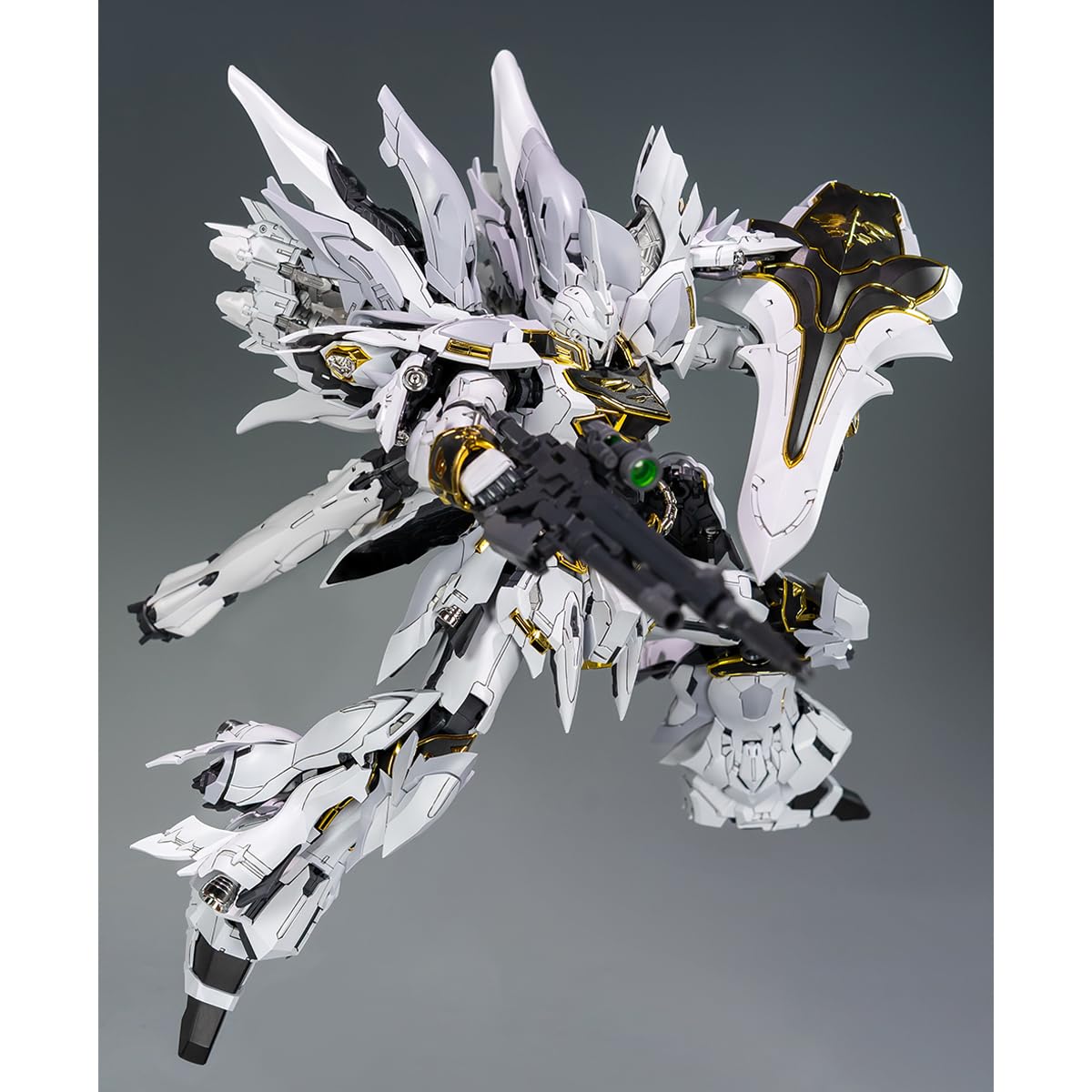 HiPlay Comet Technology Bianco Triple Speed Sinanju Telaio Completo Kit Modellismo Scala 1/100
