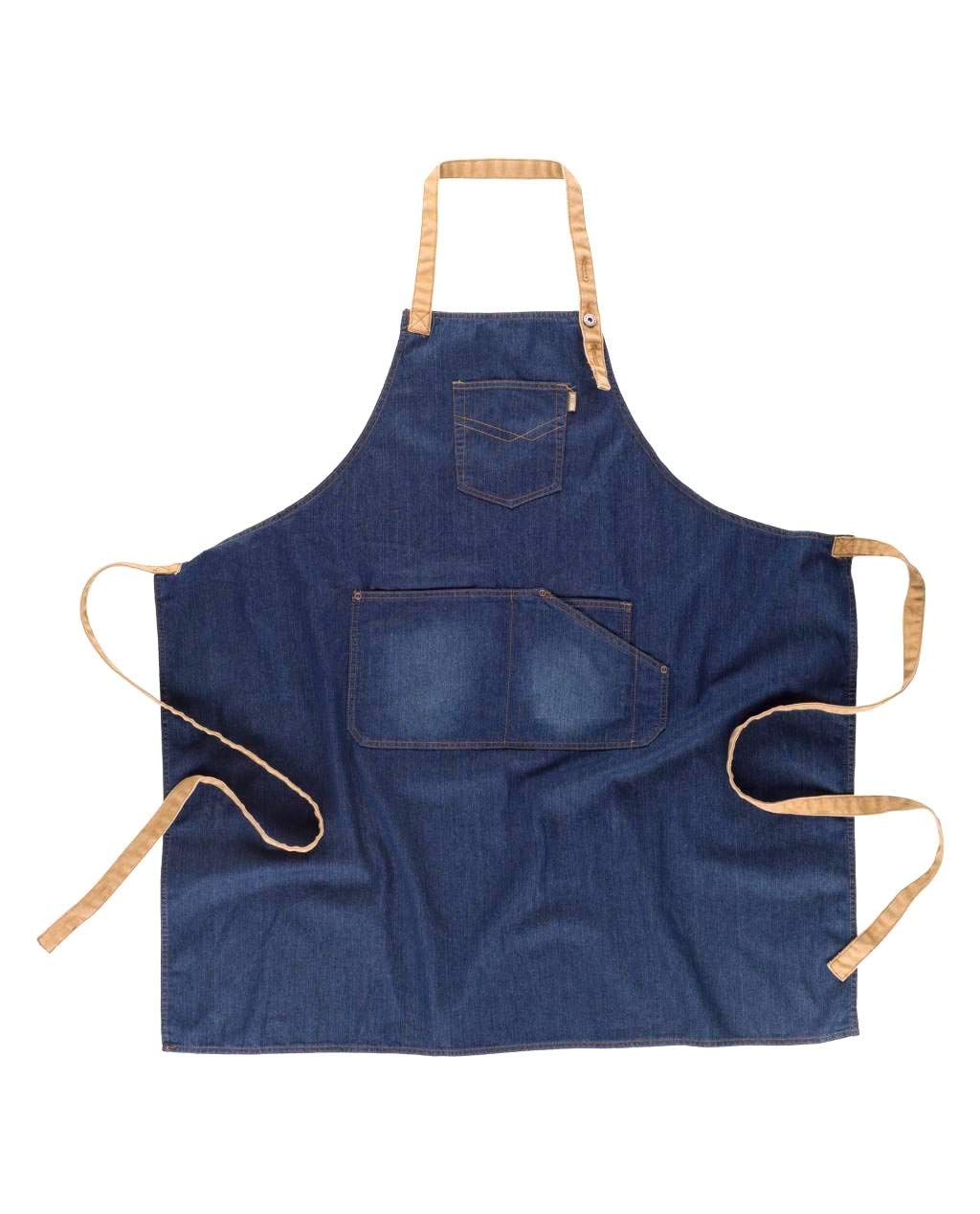 WORKTEAM Delantal Vaquero de Cocina y Hostelería