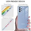 TheGiftKart Ultra-Hybrid Crystal Clear Back Case Cover for Samsung Galaxy A33 5G | Shockproof Design | Hard Back Cover Case for Samsung Galaxy A33 5G (PC & TPU, Transparent) gallery image